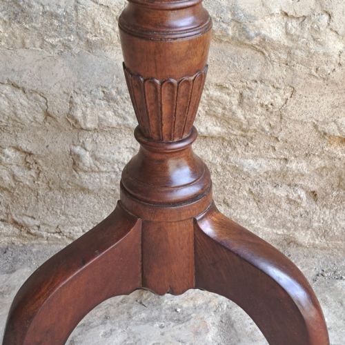 MAHOGANY TRIPOD WINE TABLE CIRCA 1870 - ADDITIONAL PHOTO 6