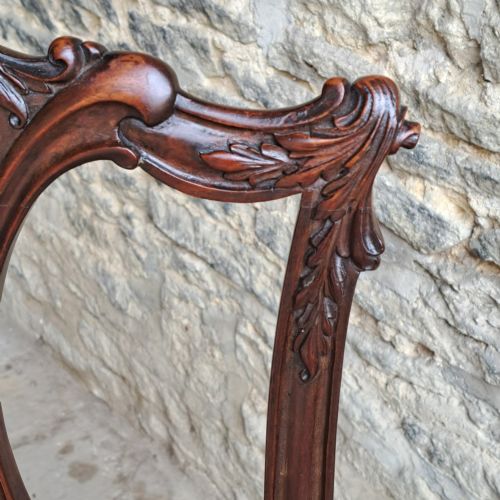 MAHOGANY CHIPPENDALE STYLE CHAIR MID 19TH CENTURY - ADDITIONAL PHOTO 5