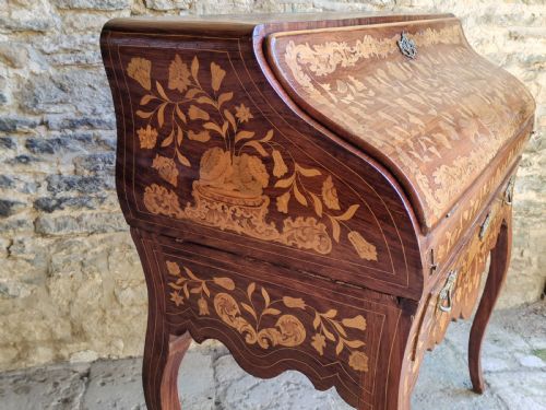 DUTCH MARQUETRY BUREAU CIRCA 1800 - ADDITIONAL PHOTO 2