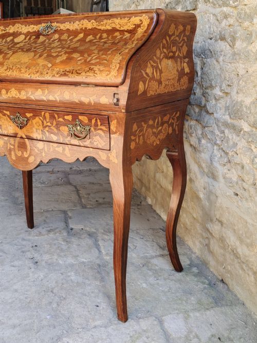 DUTCH MARQUETRY BUREAU CIRCA 1800 - ADDITIONAL PHOTO 3