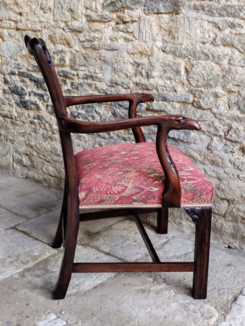 RARE HOWARD AND SONS ARMCHAIRCARVER - ADDITIONAL PHOTO 2