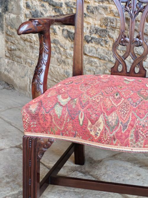 RARE HOWARD AND SONS ARMCHAIRCARVER - ADDITIONAL PHOTO 5