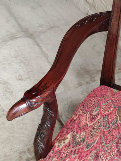 RARE HOWARD AND SONS ARMCHAIRCARVER - ADDITIONAL PHOTO 6