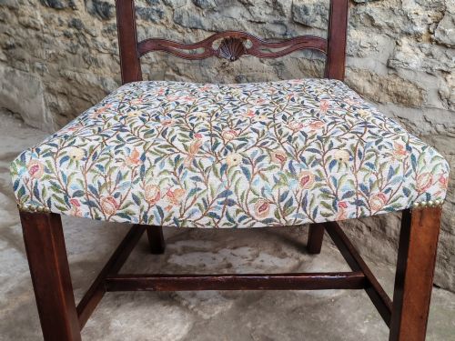 MAHOGANY LADDERBACK CHAIR CIRCA 1870 - ADDITIONAL PHOTO 6