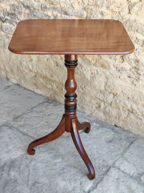 YEW TOP TRIPOD TABLE CIRCA 1820 - ADDITIONAL PHOTO 1