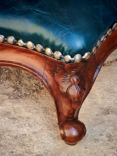 ROSEWOOD REGENCY FOOTSTOOL - ADDITIONAL PHOTO 3