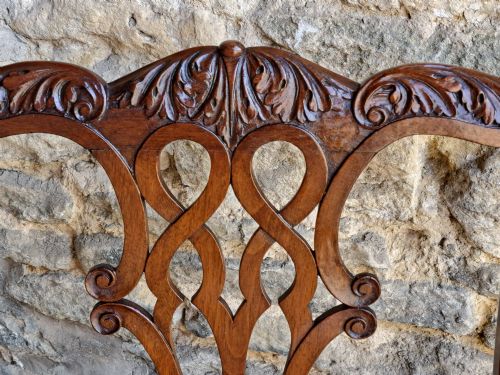 WALNUT SIDE CHAIR 19TH CENTURY - ADDITIONAL PHOTO 4