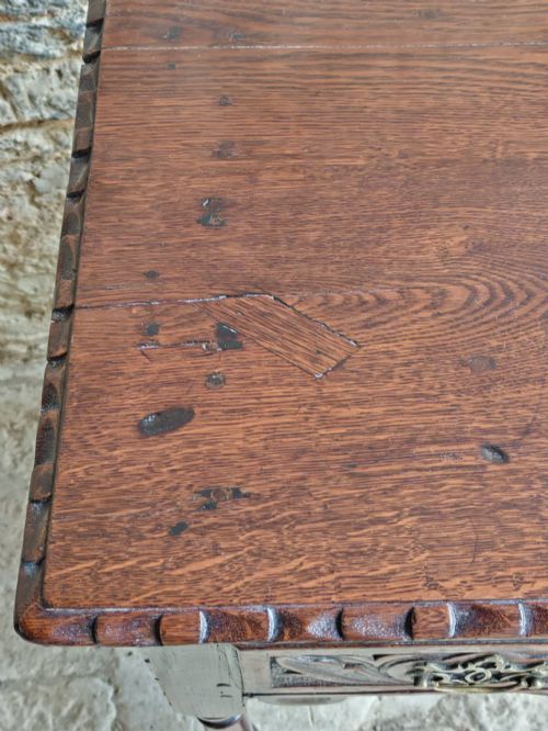OAK LOWBOY 18TH CENTURY - ADDITIONAL PHOTO 7