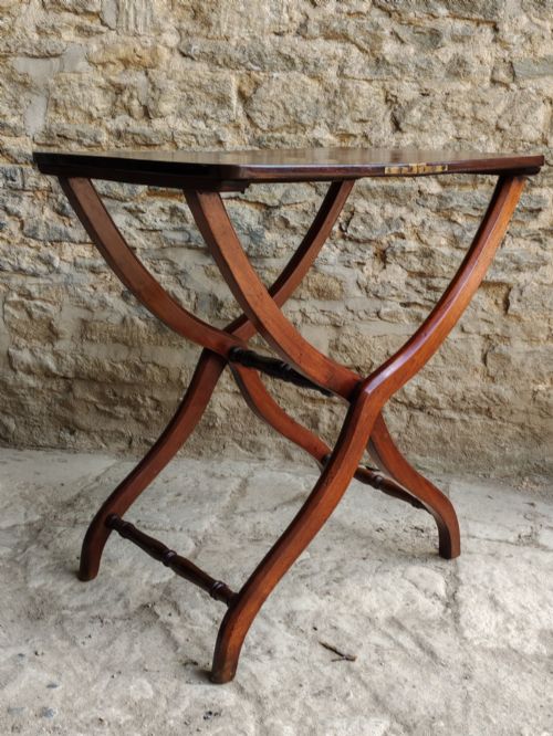 MAHOGANY COACHING TABLE CIRCA 1900 - ADDITIONAL PHOTO 1