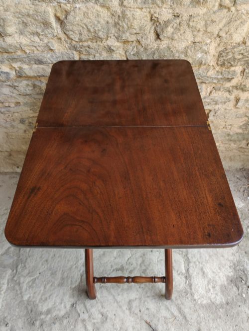 MAHOGANY COACHING TABLE CIRCA 1900 - ADDITIONAL PHOTO 2