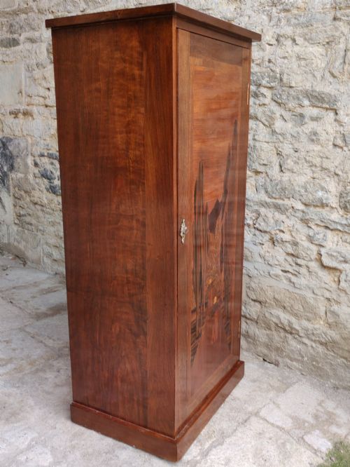 MAHOGANY INLAID CUPBOARD IN THE MANNER OF GALLE CIRCA 1880 - ADDITIONAL PHOTO 2