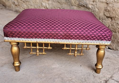 CHINESE CHIPPENDALE STYLE FOOTSTOOL CIRCA 1850 - ADDITIONAL PHOTO 6