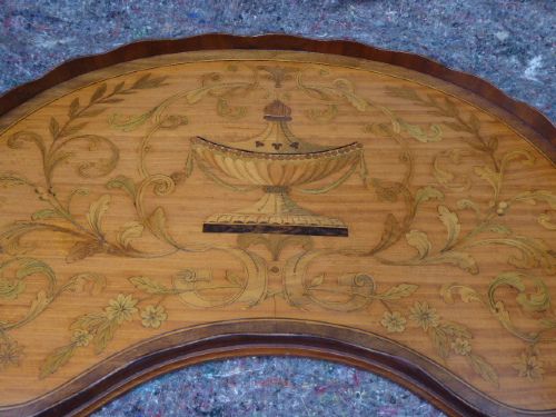 SATINWOOD AND MARQUETRY TRAY BY EDWARDS AND ROBERTS - ADDITIONAL PHOTO 1
