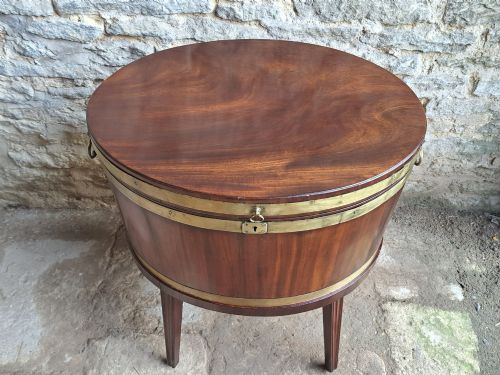 MAHOGANY WINE COOLER CIRCA 1780 - ADDITIONAL PHOTO 4