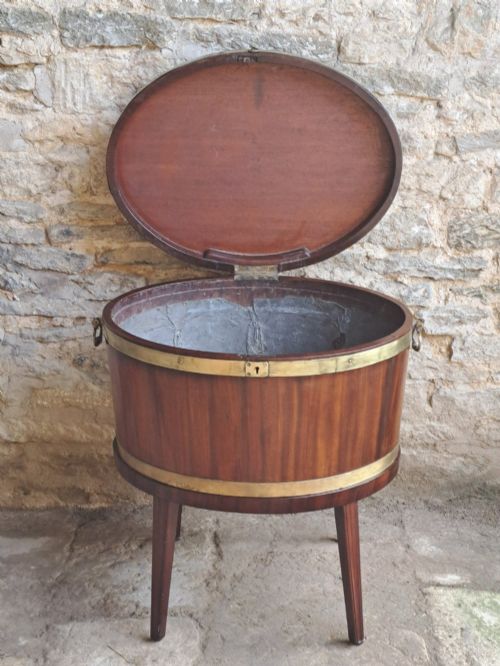 MAHOGANY WINE COOLER CIRCA 1780 - ADDITIONAL PHOTO 5