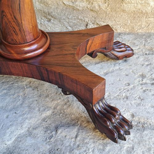 IRISH ROSEWOOD SEWINGWORK TABLE CIRCA 1830 - ADDITIONAL PHOTO 5