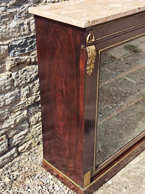 LARGE ROSEWOOD BOOKCASE CIRCA 1820 - ADDITIONAL PHOTO 4