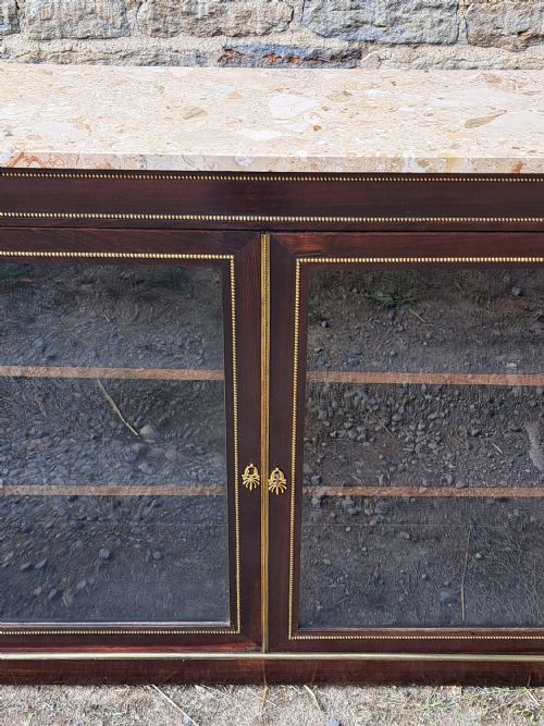 LARGE ROSEWOOD BOOKCASE CIRCA 1820 - ADDITIONAL PHOTO 7