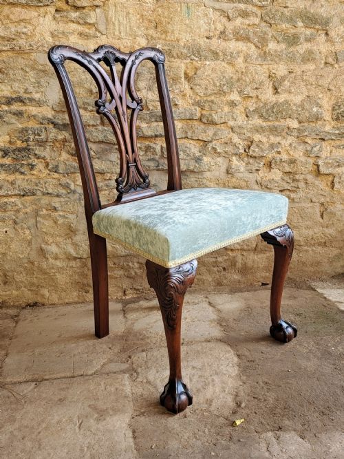 MAHOGANY SIDE CHAIR CIRCA 1910