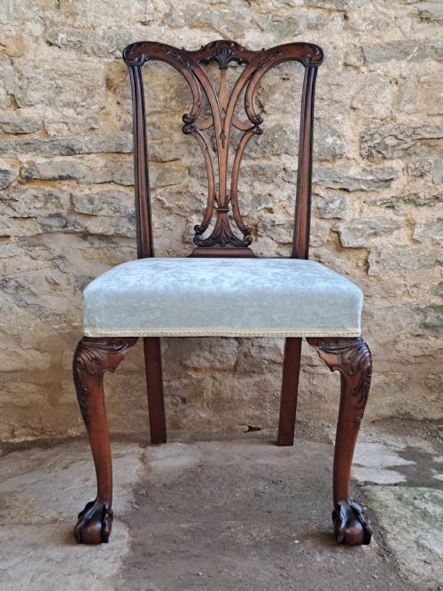 MAHOGANY SIDE CHAIR CIRCA 1910 - ADDITIONAL PHOTO 1