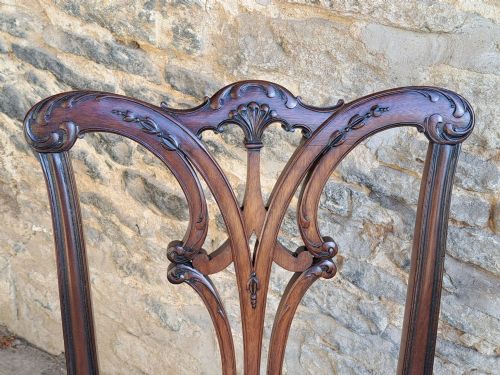 MAHOGANY SIDE CHAIR CIRCA 1910 - ADDITIONAL PHOTO 3