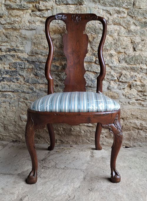 RED WALNUT SIDE CHAIR EARLY 18TH CENTURY - ADDITIONAL PHOTO 7
