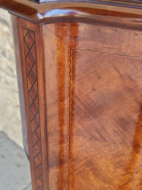 MAHOGANY JARDINIERE STAND CIRCA 1890 - ADDITIONAL PHOTO 4