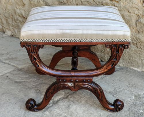 ROSEWOOD STOOL CIRCA 1820 - ADDITIONAL PHOTO 6