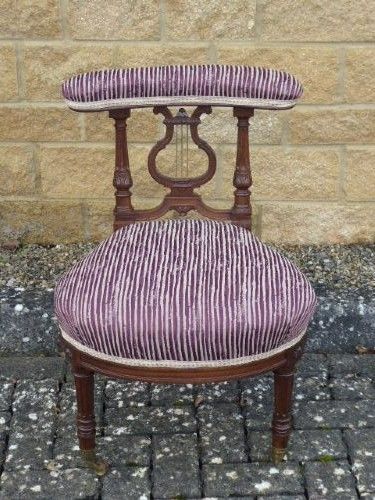 RARE COCK FIGHTING LIBRARY CHAIR CIRCA 1830 - ADDITIONAL PHOTO 1