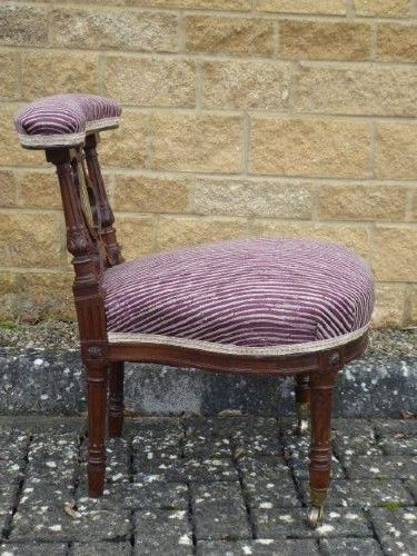 RARE COCK FIGHTING LIBRARY CHAIR CIRCA 1830 - ADDITIONAL PHOTO 5
