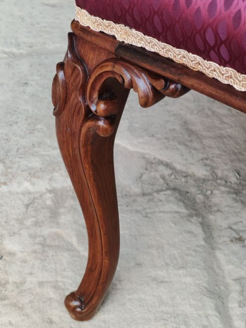 ROSEWOOD STOOL CIRCA 1850 - ADDITIONAL PHOTO 6