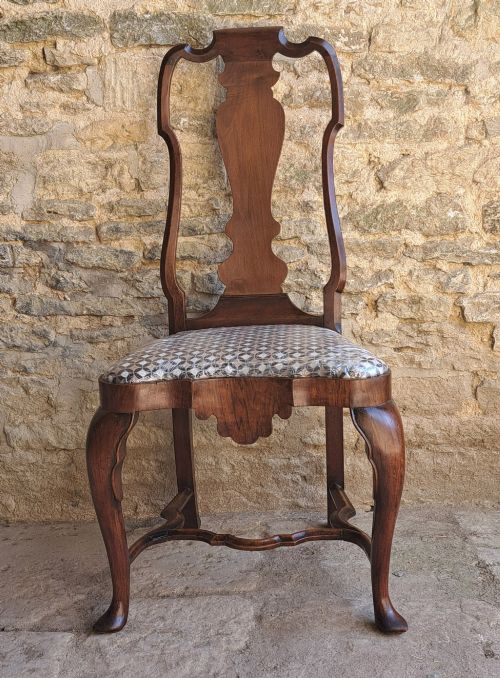 Queen Anne Walnut Chair Circa 1720