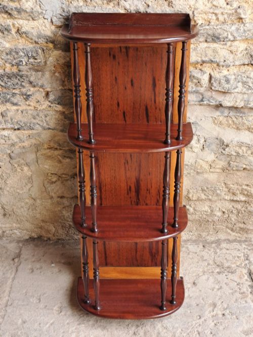 Set of Mahogany Hanging Wall Shelves Circa 1840