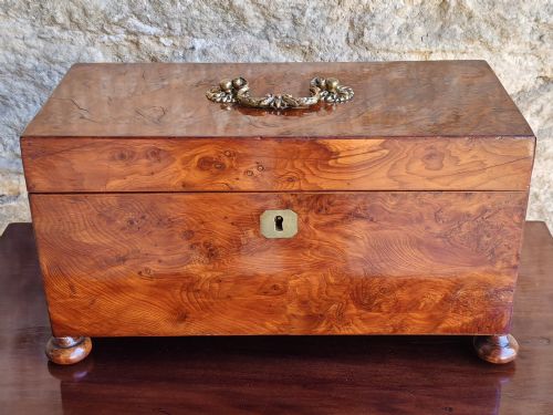 Yew Tea Caddy Circa 1790