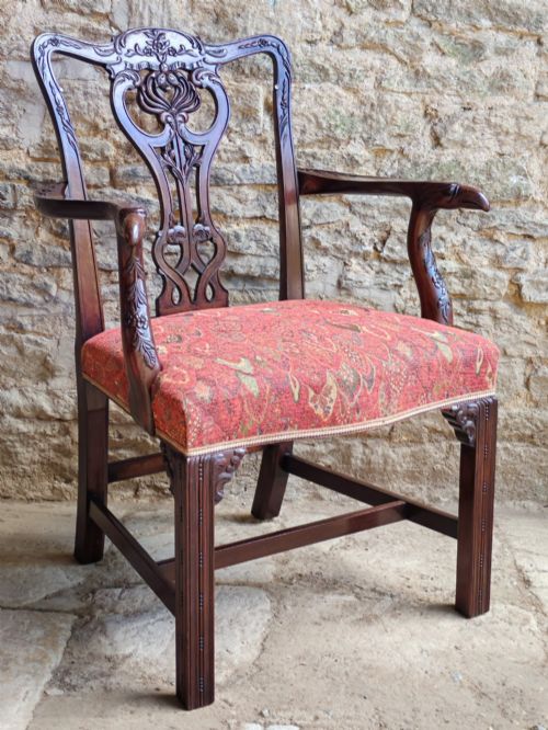 Rare Howard and Sons Armchair / Carver.
