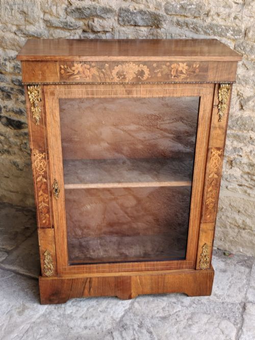Walnut Pier Cabinet Circa 1870