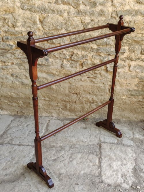 Mahogany Towel Rail Circa 1880