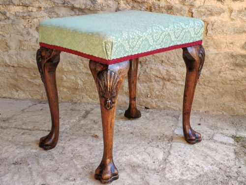 Walnut Stool - 19th Century