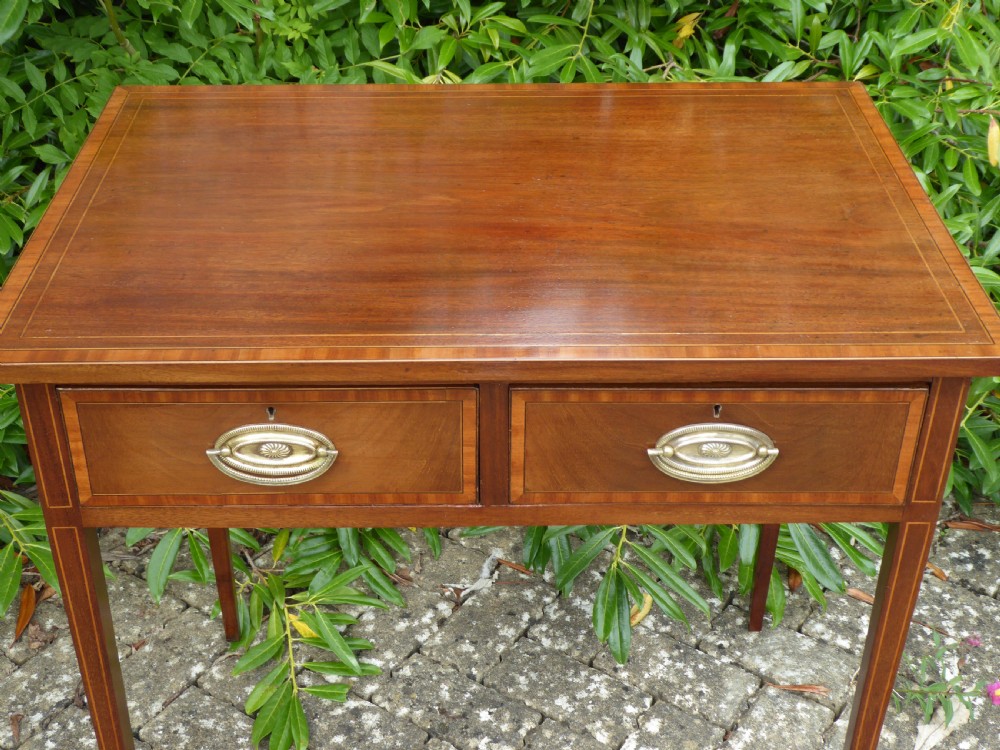 Georgian mahogany side table circa 1820  View II