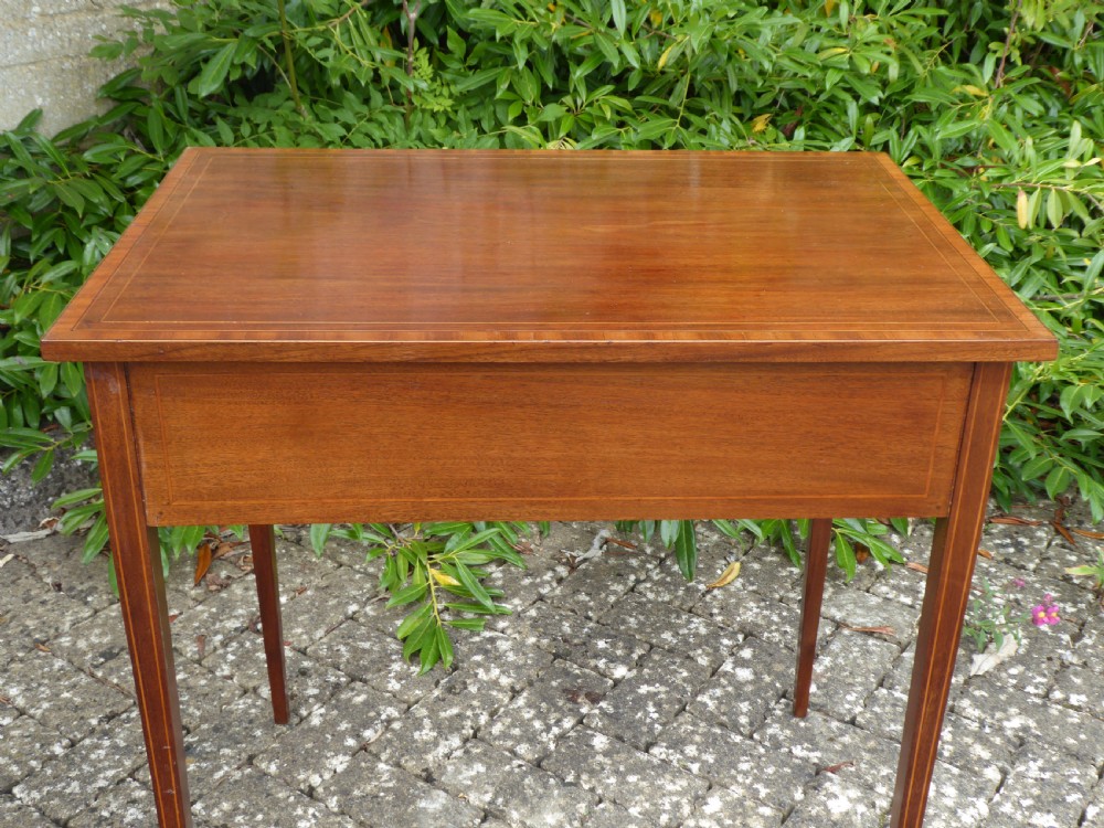 Georgian mahogany side table circa 1820  View IV