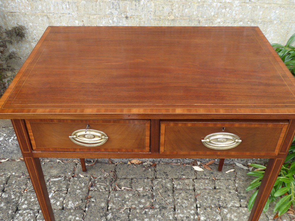 Georgian mahogany side table circa 1820  View VI