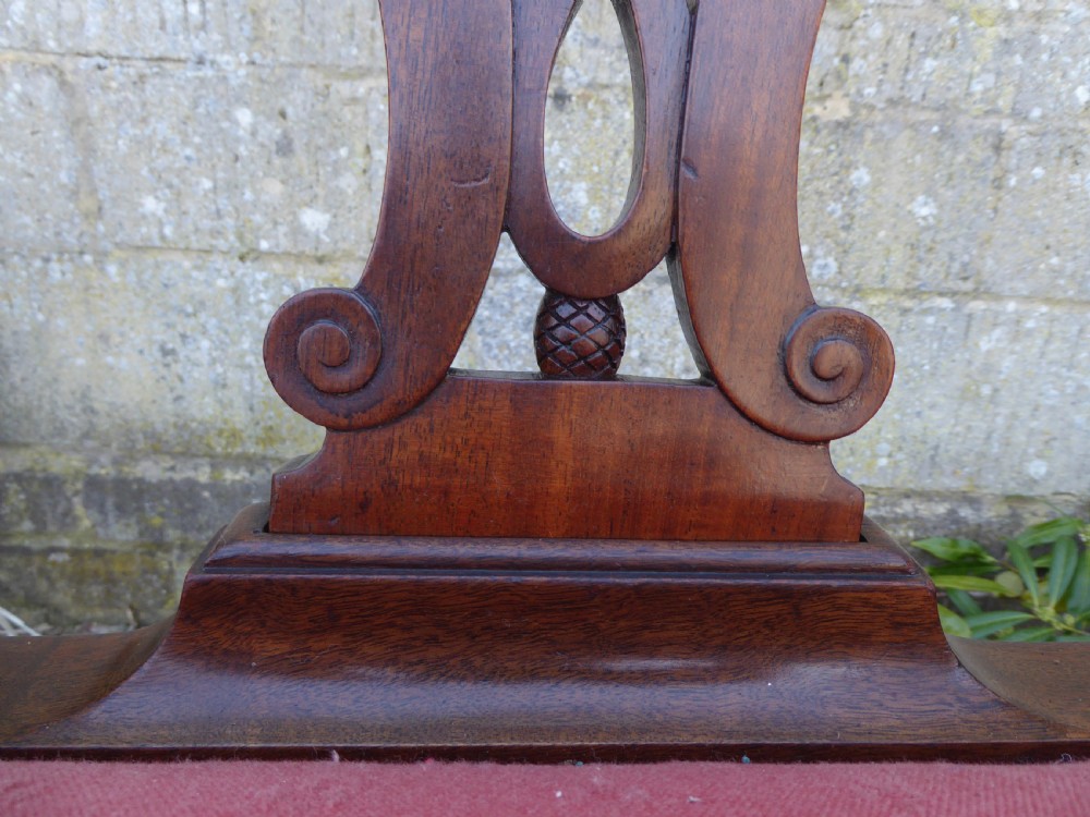 Pair of Chippendale style carvers circa 1890 View V
