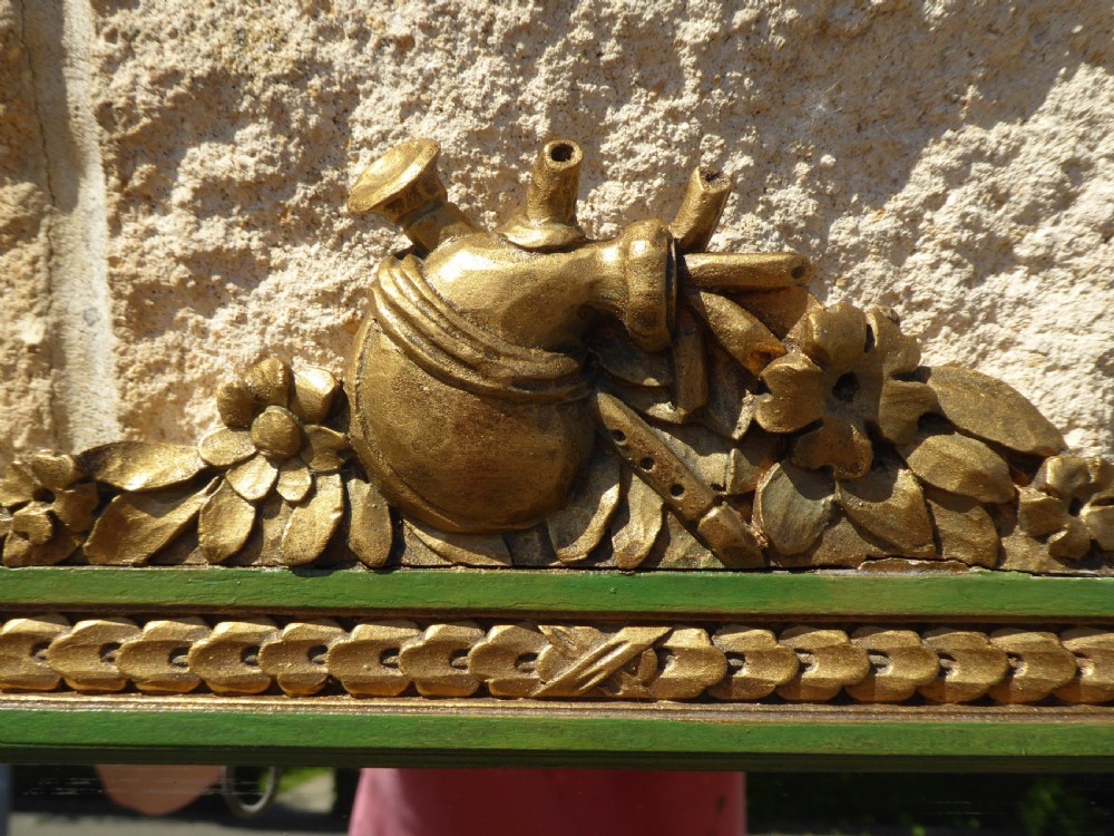 Mirror by Hopillart and Leroy (Paris) - decorated with bagpipes View V