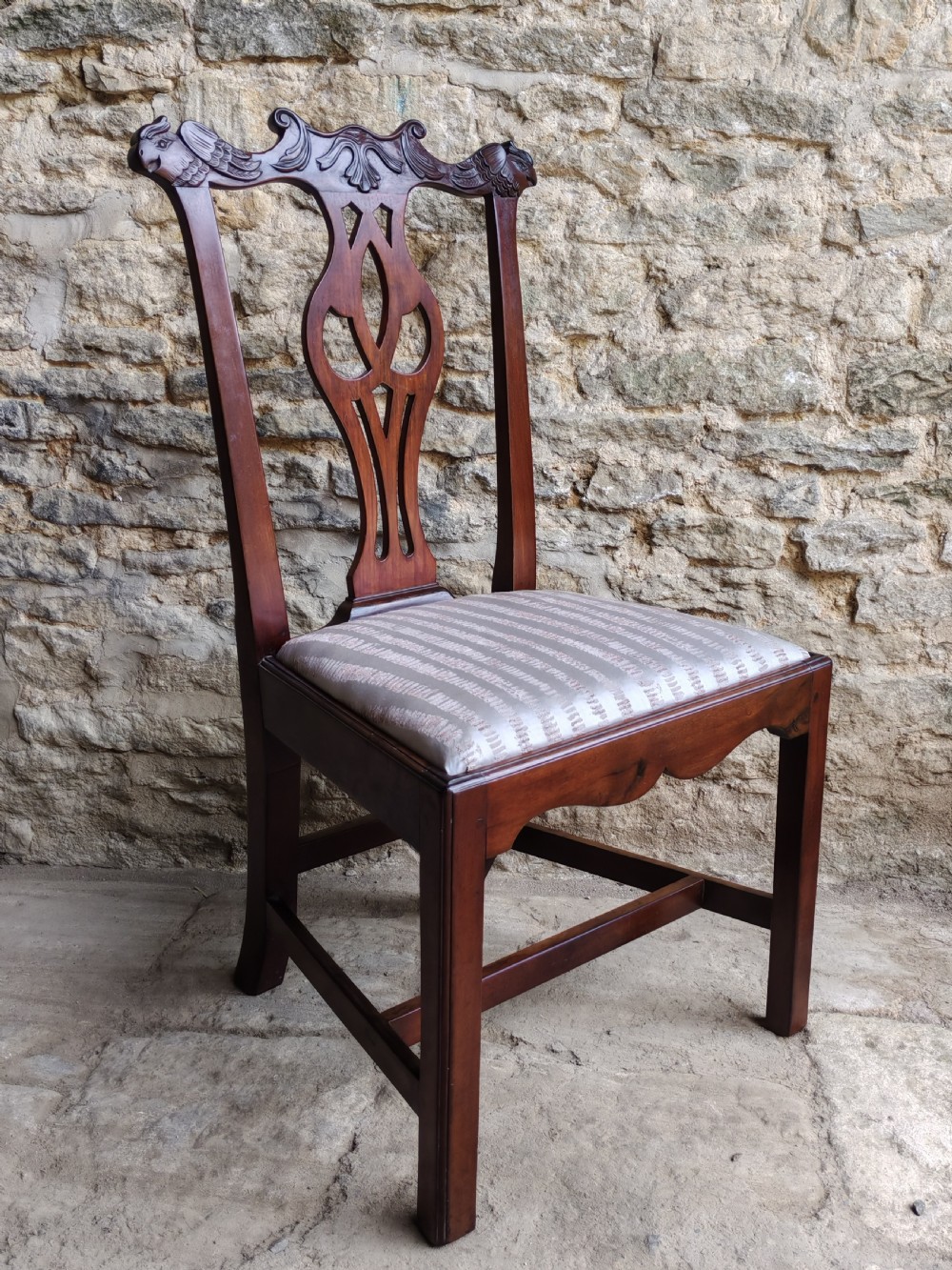Rare Irish side chair circa 1780