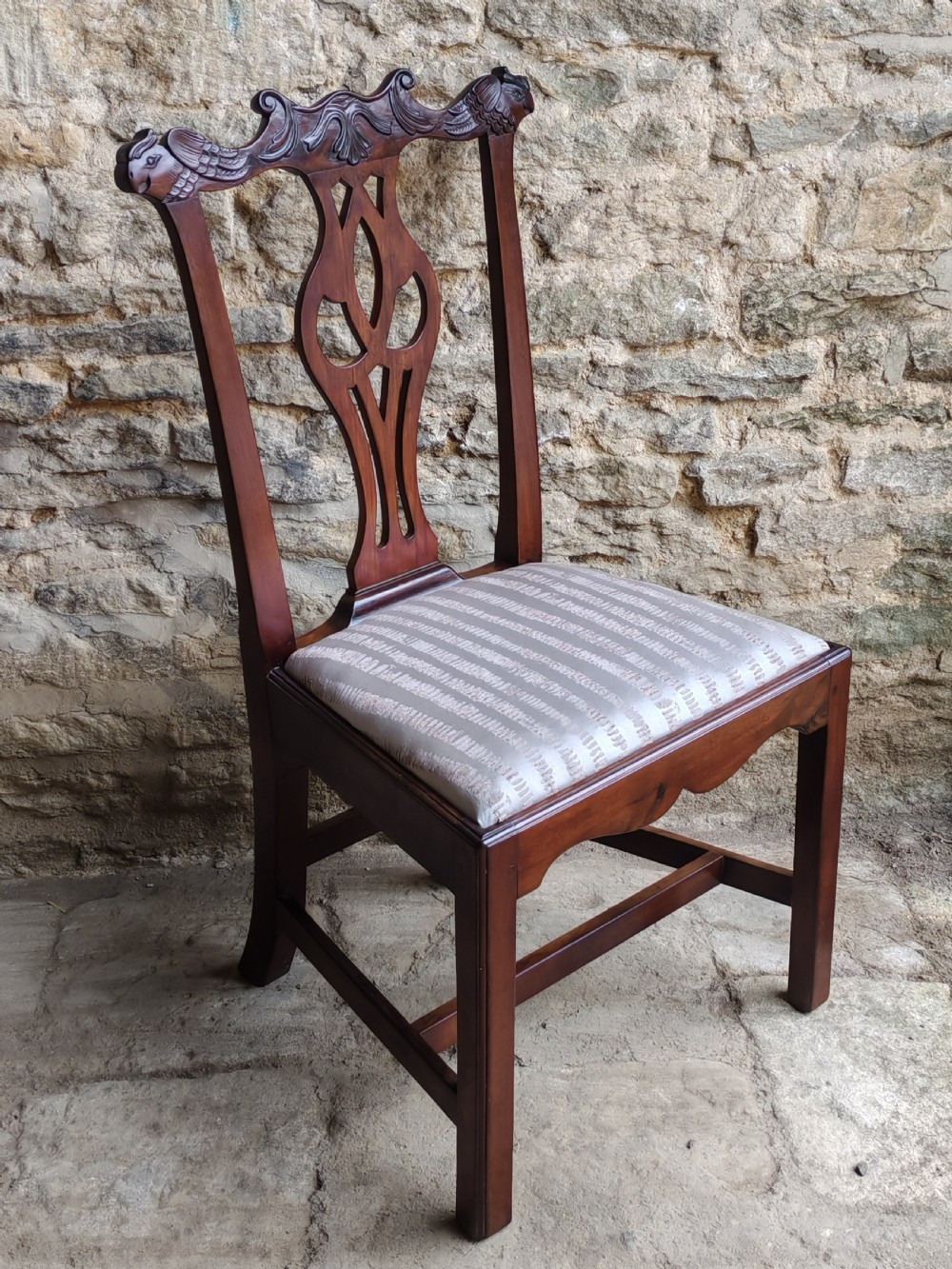 Rare Irish side chair circa 1780 View VIII