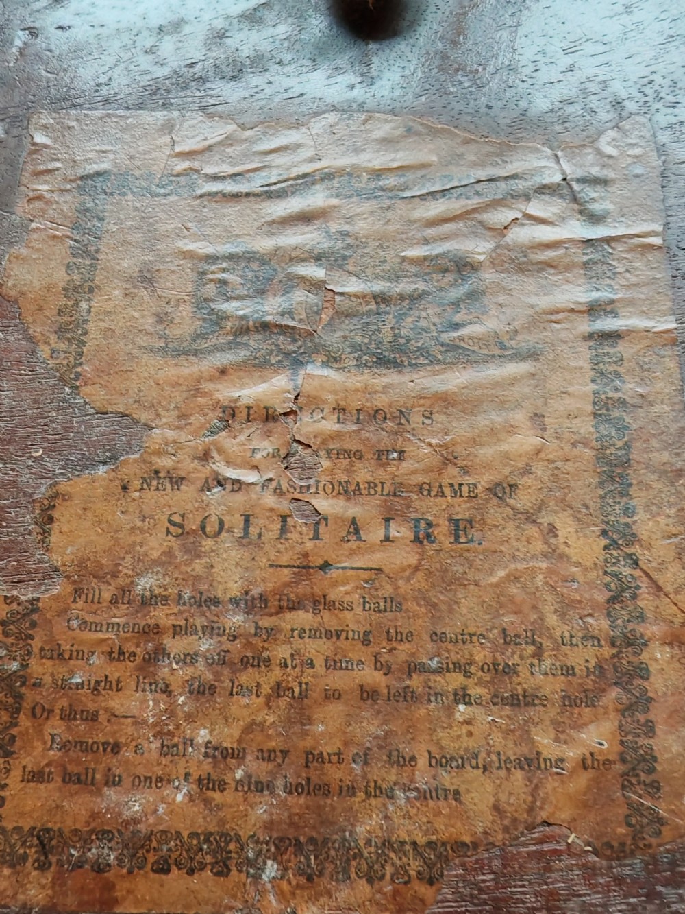 Early Victorian Solitaire game View VIII