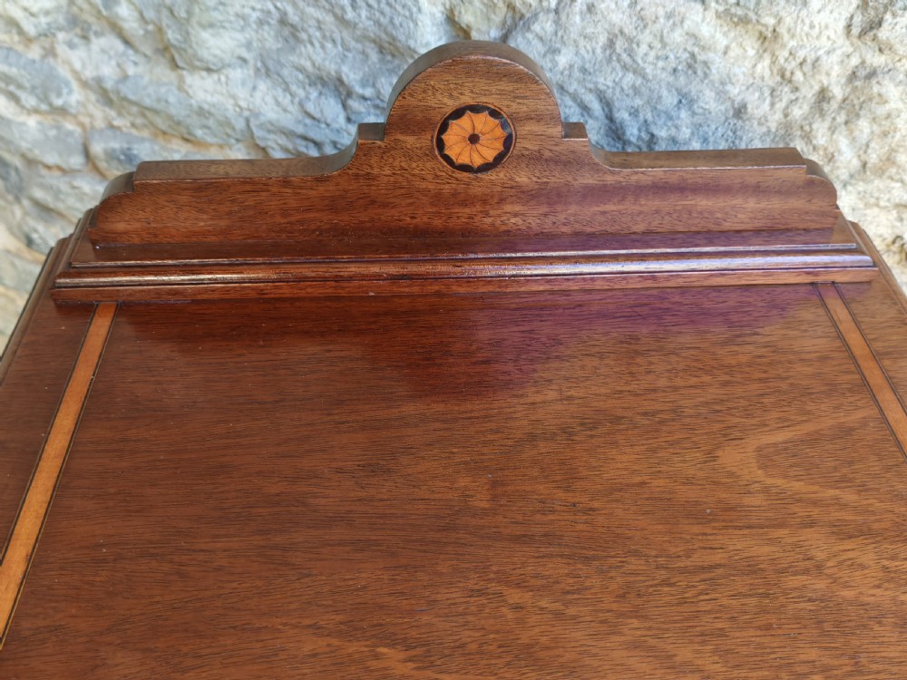 Victorian mahogany and marquetry bedside cabinet View VIII
