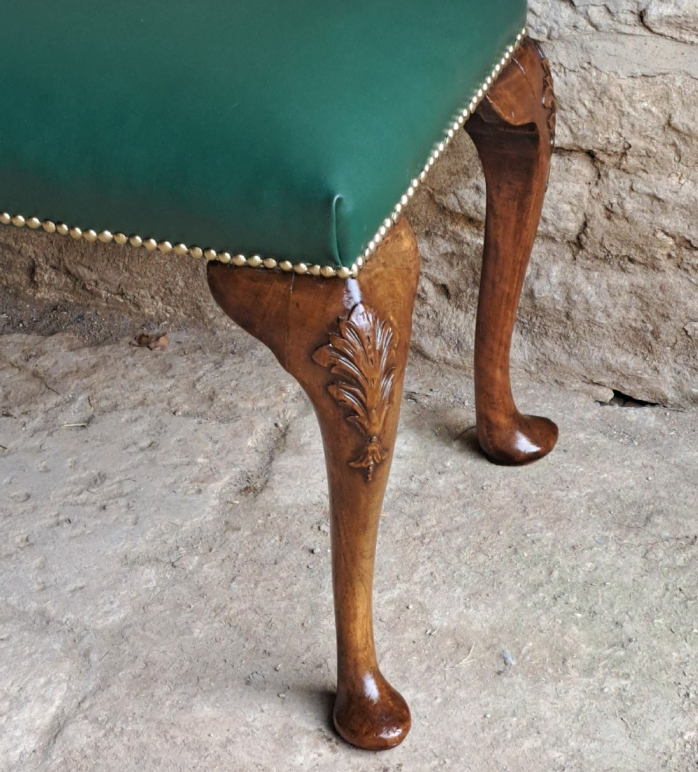 Walnut stool circa 1770 View V
