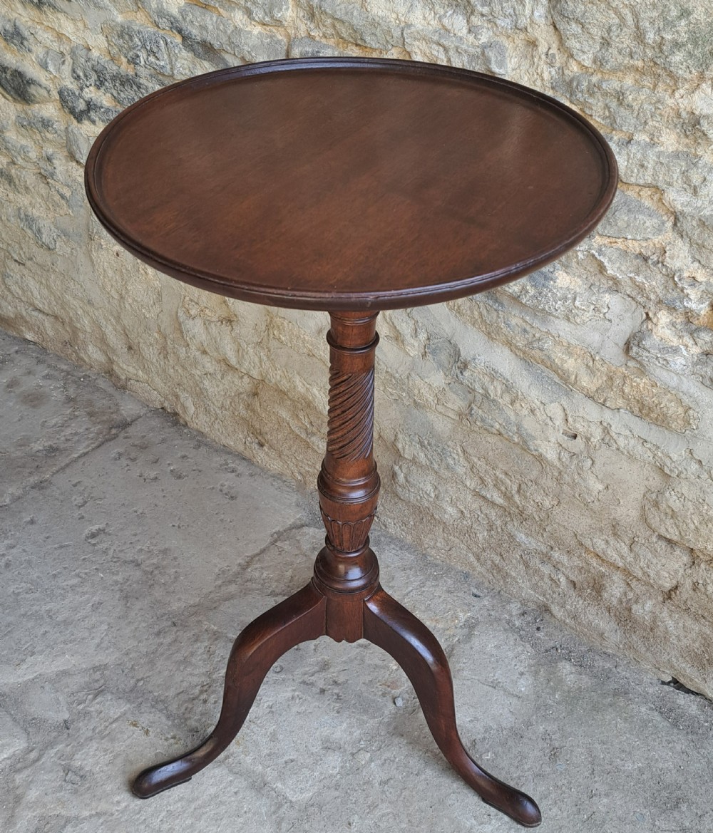 Mahogany tripod wine table circa 1870