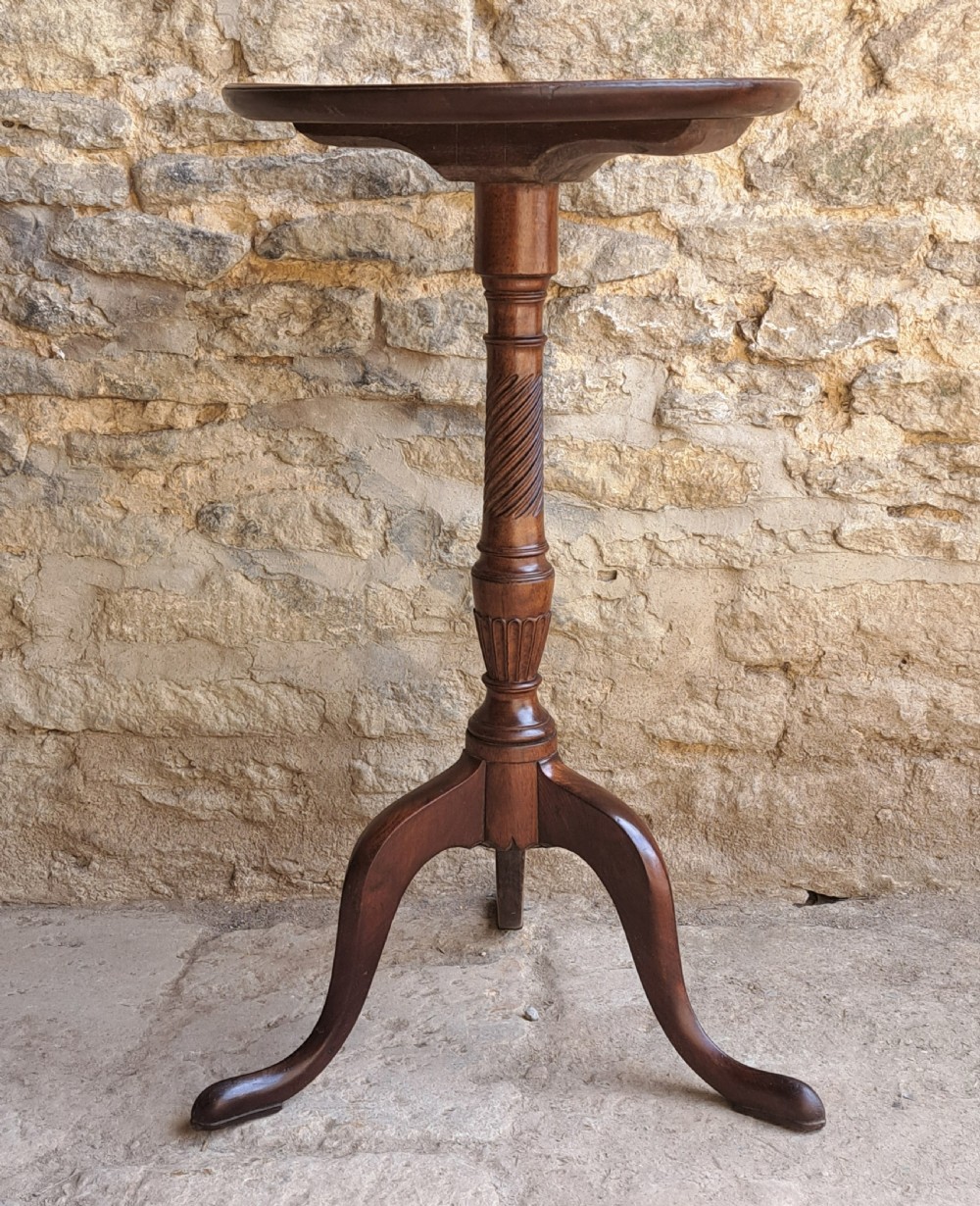 Mahogany tripod wine table circa 1870 View III